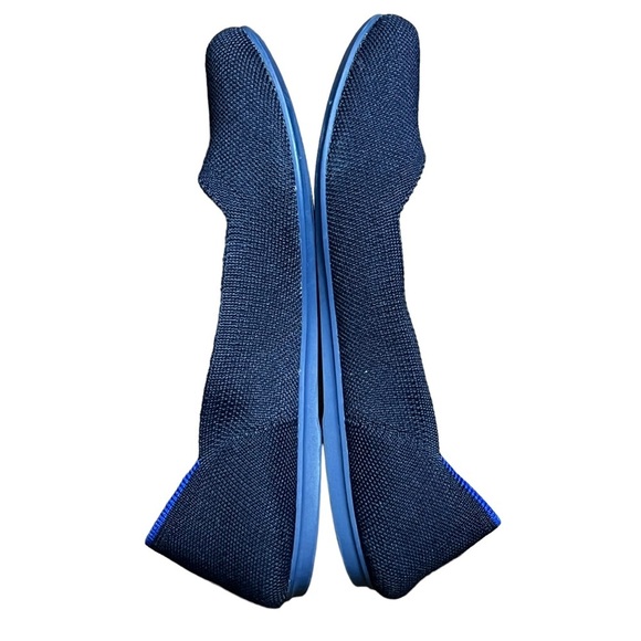 Rothy’s The Flat Rounded Toe Ballet Flat in Navy Blue Size 7 - Picture 4 of 9